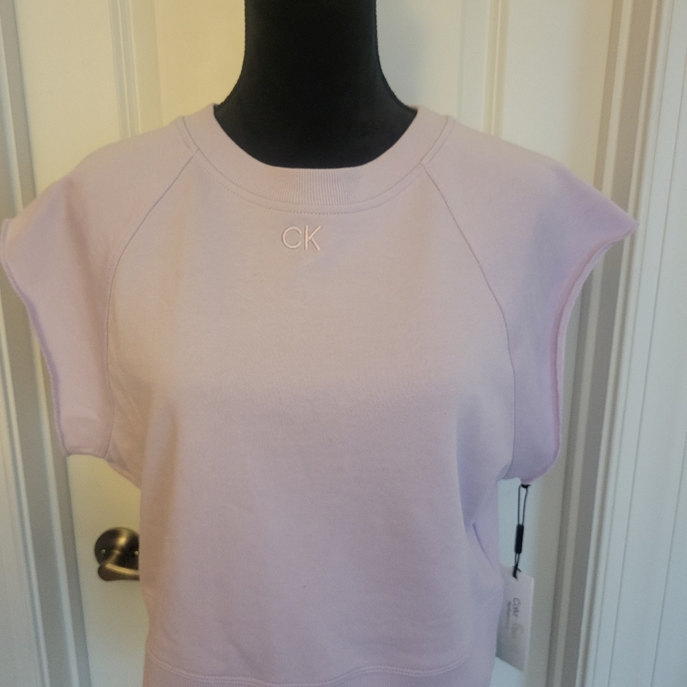 Calvin Klein Performance/Eco French Crop‎ Top - Picture 8 of 9
